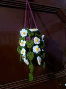 Handmade Crochet Flower Plant Decor
