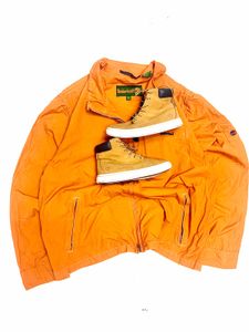 Timberland Orange Zip-Up Jacket