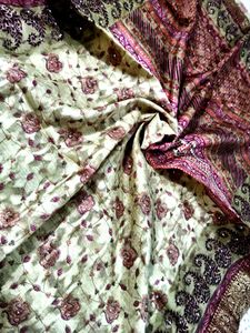 Women mix cotton saree