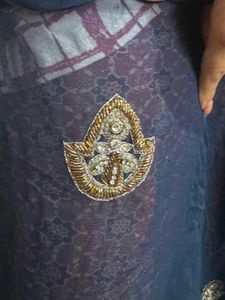 Embellished Ethnic Blousewith saree