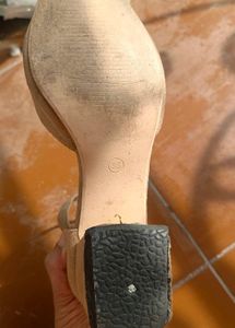 Elegant Beige Suede D'Orsay Heels