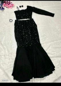 Black Embellished Lehenga Choli