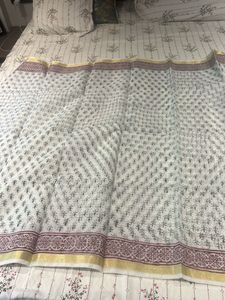 Beautiful Hand Block Print Saree