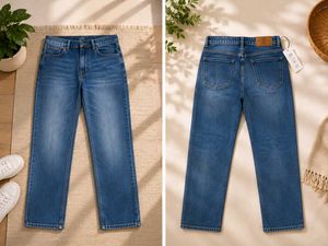 a beautiful denim jeans