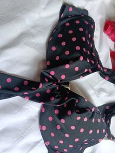Cute Polka Dot Bikini Top