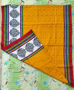 A Beautiful Yellow Saree