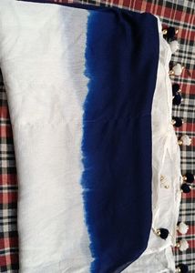 Duppata/blue White