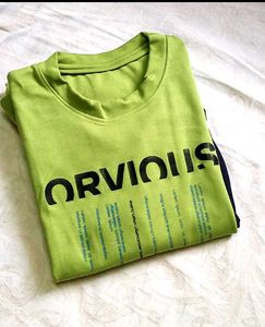 Green Graphic Print Tee