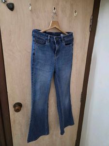 Women's Blue Flare Jeans