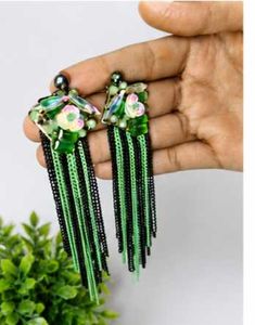 Statement Tassel Drop Earrings