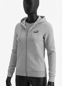Puma Grey Zip-Up Hoodie