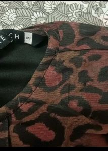 Stylish Bodycon Animal Print Dress