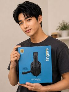 FINGERS USB Talkathon Wired Headset