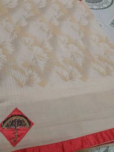"Umbrella 🏖️" Designated Saree With Blouse
