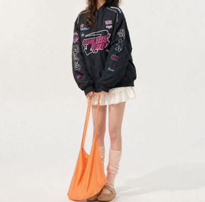 Retro Racing Bomber Jacket