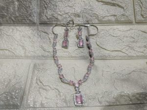 Silver-Plated &amp; AD Studded Jewellery Set