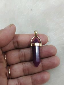 Natural Stone Crystal Pendant