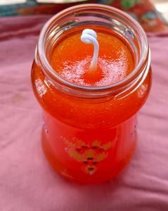 Orange Colour Candle 😍