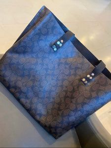 Authentic Coach Monogram Tote Bag