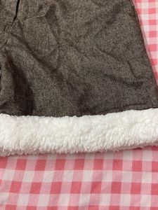 Cozy Brown Shorts with White Trim