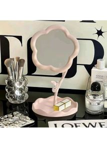 Cute Cloud Makeup Mirror with Tray