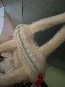 Cute Teddy Bear Plush Pouch Bag