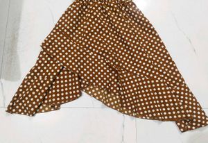 Retro Polka Dot Halter Neck Dress