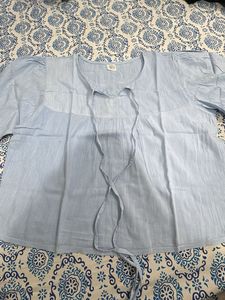 Vero Moda Blue Casual Tunic Top