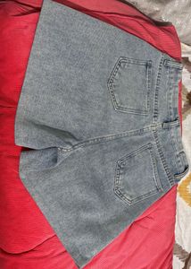 Light Wash Denim Shorts