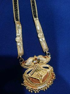 Elegant Gold Plated Mangalsutra Pendant