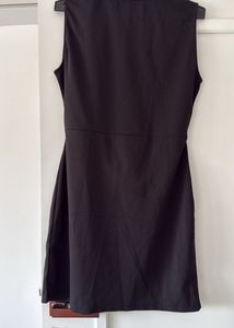 Sleeveless Black Mini Dress, Bust- 34/32