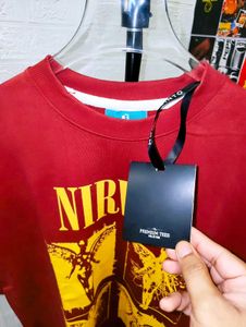 NIRVANA EDITION UNISEX PRINTED OVERSIZE TEE 🔥🔥