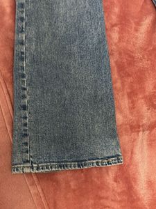 Trendy Flared Blue Denim Jeans