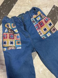 😍clearance 🥰Crochet Patchwork Pocket Jeans