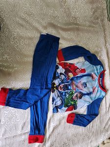 SuperHero Boys Night Suit