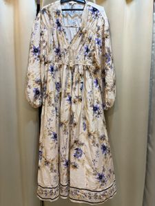 Bohemian Floral Print Maxi Dress