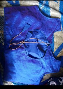 Royal Blue Embellished Blouse