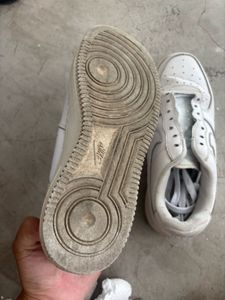 White Nike Air Force 1 Sneakers