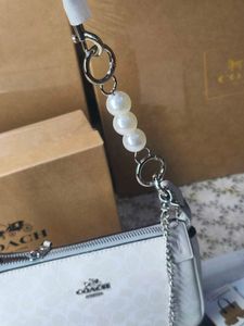 Coach Nolita White 🤍 pearl Chain Shoulder Bag🥹