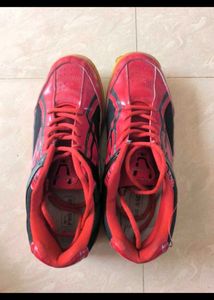 Red Sports Shoes - Badminton
