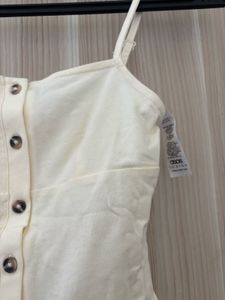 ASOS DESIGN HORN-BUTTON Camisole vest