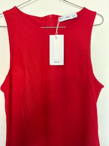 Elegant Red Mango Dress