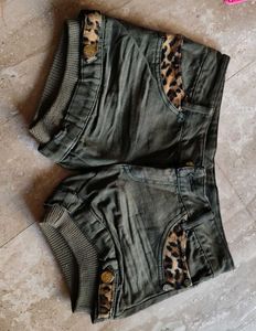 Tiger Print Shorts