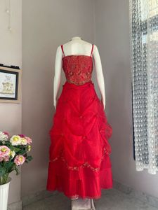NO DISCOUNT ❌Red Embellished Gown