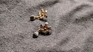 Silver Oxidised Fashion Earring Set (2 Pairs)
