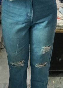 Light Wash Distressed Jeans
