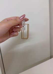 Geometric Gold Hoop Earrings