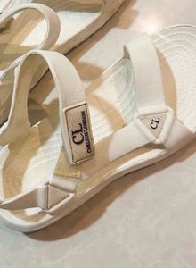Carlton London White Sandals- Size 8