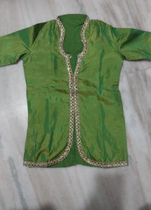 Green Ethnic Jacket