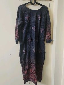 Stylish Printed Kurta with long sleeves